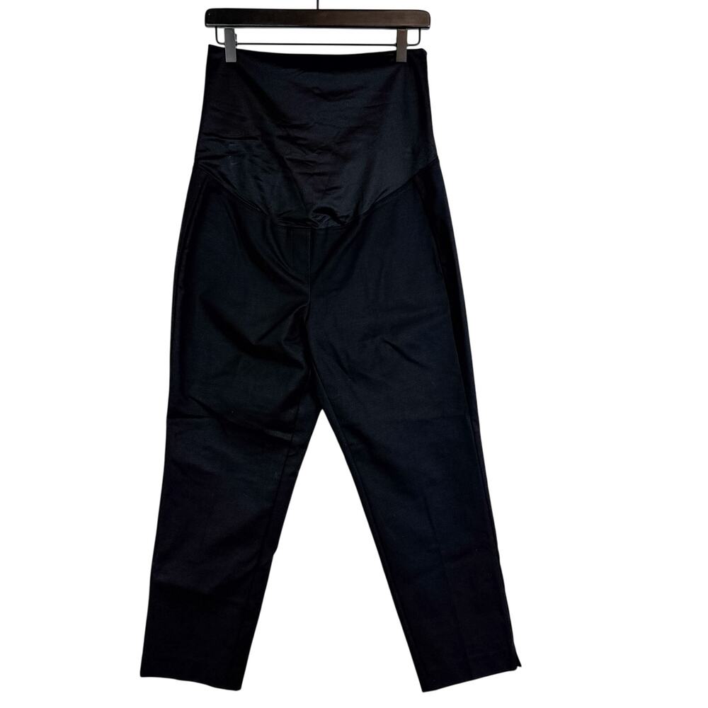 NWT LOFT Maternity Slim Ankle Pants Black 25” - 10 10M